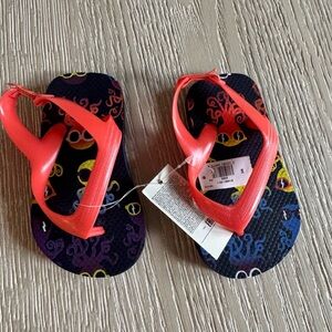 GAP KIDS Octopus print Flip Flops, Size 5/6. NWT
